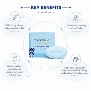 Jabón de Baño para Bebés OEM con Manteca de Karité, Aloe Vera y Vitamina E para una Limpieza Suave y Cuidado de la Piel - Product Image 4
