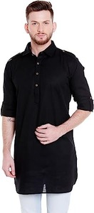 Shalwar Kameez clásico tradicional de algodón para hombre, ropa étnica cómoda y de ajuste relajado para todas las estaciones. - Product Image 5