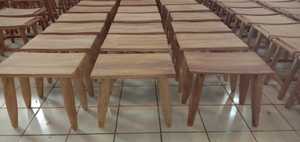 Modern Scandinavian Design Solid Teak <b>Wood</b> <b>Stool</b> with Stable Structure Well Sanded Finish Home Furniture Model ST018 - Product Image 4