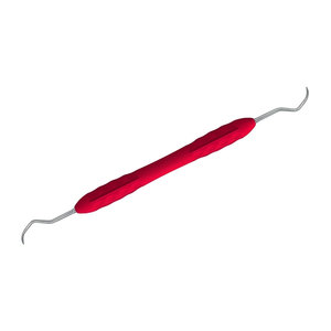 Cureta Periodontal Profesional de Acero Inoxidable de Doble Punta 11-12 con Mango de Silicona Dental, Instrumento de Higiene - Product Image 6