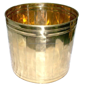 Maceta de Metal Roja Atractiva, Ecológica, Ligera, Estilo Americano, para Hogar, Restaurante, Jardín - Product Image 5