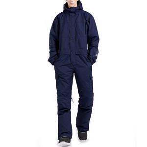 Professional <b>Waterproof</b> One Piece Men Ski Suit Windproof Thermal Jumpsuit Hooded Winter Outdoor Snowboard Wear Skiing <b>Overalls</b> - Product Image 5