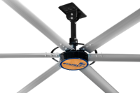 Ventilateur HVLS de haute qualité de 24 pieds pour étable à vaches, grange à chevaux, refroidissement et circulation de l'air, grand ventilateur de plafond industriel, prix en stock aux États-Unis