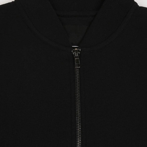 <b>Men</b> Varsity <b>Jacket</b> Hooded <b>Long</b> Sleeve Design Zipper Stand Collar Regular Fit Breathable Windproof Fabric Coated Wool/Polyester - Product Image 5