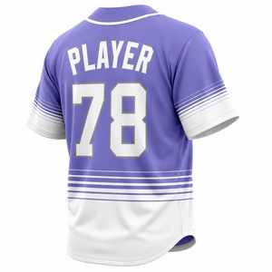 Custom <b>Prime</b> Power Baseball Jersey Uniform Breathable Mesh Quick Dry Team Sportswear Sublimation Apparel OEM ODM Accepted - Product Image 3