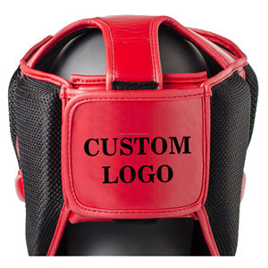 ที่กำหนดเองการพิมพ์หนังยามหัวมวยหมวกกันน็อค MMA ยามหัว/ป้องกันศีรษะ,มวยยามหัว/เตะที่กำหนดเอง - Product Image 3