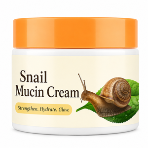Private Label Hydrating Snail Mucin <b>Face</b> Cream Nourishing Skin Care Formula OEM Supply Bulk - Product Image 3
