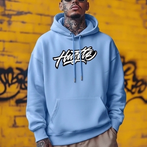 Sudaderas y Hoodies Extra Grandes de Felpa Francesa de Algodón Pesado con Bordado Personalizado, Estilo 2026, para Hombre y Mujer - Product Image 1