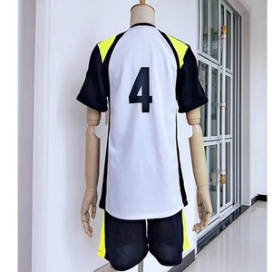 Uniforme de volley-ball respirant à manches courtes sur mesure de haute qualité avec logo personnalisé, dernier design de vêtements de sport unisexe - Product Image 3