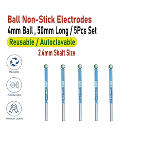 Électrodes à boule antiadhésives en acier inoxydable réutilisables Pacho Industries, pointe de 4 mm, autoclavables, pour cautérisation chirurgicale monopolaire - Product Image 3