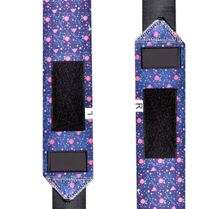 Bandes de maintien de poignet de sécurité pour le fitness en polyester antidérapantes avec logo personnalisé, support de poignet réglable, sangle de maintien pour haltérophilie avec attache pour le pouce - Product Image 6
