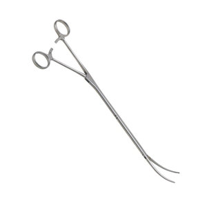 Pinces chirurgicales courbées de précision en acier inoxydable pour la préhension des tissus thoracoscopiques, instruments pour les procédures VATS - Product Image 2