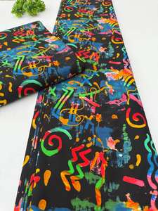 100 por ciento de tela estampada de cera de algodón para mujeres últimos estilos Ankara 2025 mezcla de algodón viscosa para ropa de moda - Product Image 3