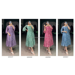 Los vestidos acampanados son estrechos en la parte superior y se ensanchan gradualmente hacia la parte inferior, ofreciendo un ajuste clásico y cómodo. - Product Image 2