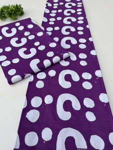 Tela de Algodón Viscosa con Estampado Africano de Malla Premium, Colección 2025 para Ropa de Mujer - Product Image 5