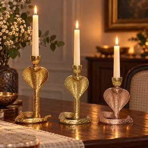 Support de bougie moderne en gros, porte-bougie pilier en fer durable pour la décoration de table de bureau, de restaurant et comme ensemble de centre de table de mariage - Product Image 1