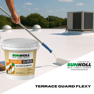 Colle à carrelage haute performance ECOFLEX, à base de polyuréthane en deux composants, résistante à l'eau, longue durée de vie, pour fixation murale et de sol intérieure et extérieure - Product Image 3