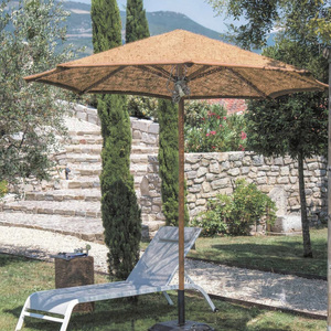 Sombrilla de fibra de coco natural a buen precio, parasol de playa hecho en Vietnam. - Product Image 2