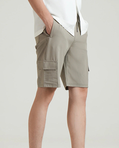 Pantalones Cortos Cargo de Algodón de Secado Rápido de Alta Calidad para Hombre, con Cordón Largo y Decoración con Estampado, Diseño Personalizado de Forro Polar - Product Image 2