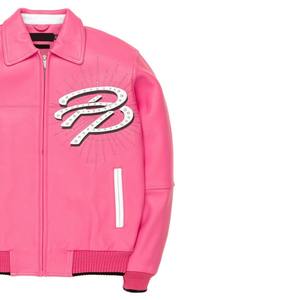 Chaqueta de cuero Pelle de invierno para hombre, elegante, en todas las tallas, con logotipo personalizado y etiqueta privada, chaqueta de cuero con cremallera. - Product Image 3