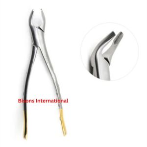 Pinzas de Extracción Apical Manuales BISONS, Modelo Americano, Instrumento Quirúrgico Dental para Extracción de Dientes, Acero Inoxidable - Product Image 2