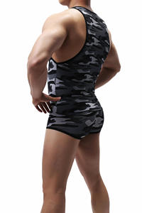 เสื้อกั๊กคอร์เซ็ทผู้ชายแบบกำหนดเอง เสื้อกั๊กออกกำลังกายกระชับสัดส่วนสำหรับผู้ชาย - Product Image 6