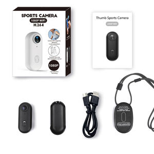 Caméra sportive étanche 1080P populaire pour animaux de compagnie Fixation magnétique 360 degrés Imagerie d'action cycliste CMOS Compatible MicroSD - Product Image 6