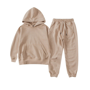 High Quality Custom Reflective Logo Winter Hooded Solid Fleece 100% Cotton Tracksuits <b>Joggers</b> for <b>Men</b> Women - Product Image 3