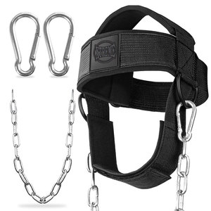 Arnés de entrenamiento para el cuello, correa ajustable para el hombro, correa para la cabeza para entrenamiento con peso, gorra para entrenamiento de fuerza del cuello, venta al por mayor - Product Image 6