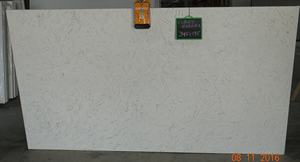 Grandes dalles de quartz de carrare nuageux de style design industriel Pierre artificielle de haute qualité - Product Image 3