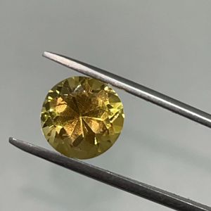 Citrine dorée naturelle 2,50 mm, taille brillant ronde, qualité supérieure, pierre précieuse en vrac pour la fabrication de bijoux - Product Image 1