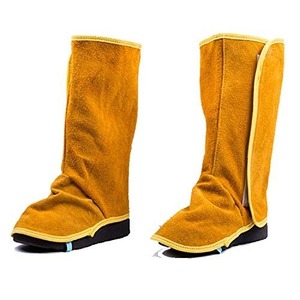 Protectores de Piernas Anti-Calor Color Amarillo Bronceado, Cubrebotas para Pesca, Ropa de Seguridad - Product Image 6