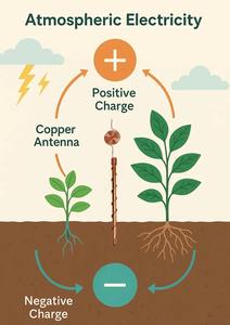 Estacas de Jardín para Electrocultura, Alambre de Cobre 99.9% Puro para Jardinería Electrocultural, Soporte de Antena, Estacas de Madera para Plantas - Product Image 4