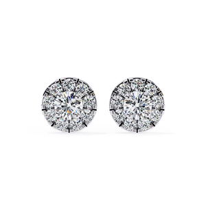 REYES GRA Certified 925 Sterling Silver Round Cut 1.5Ct Moissanite Fine Jewelry Wholesale 14K White Gold Screw Back <b>Stud</b> <b>Earring</b> - Product Image 5