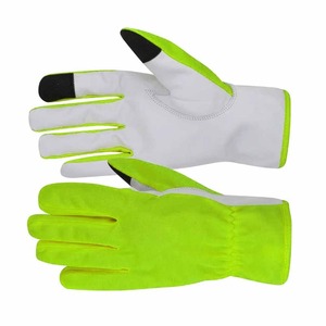 Safety Gloves Cotton Yellow <b>White</b> Non-Slip Outdoor Unisex All Seasons - Product Image 5