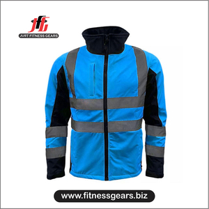 Eco-friendly Windproof Winter Safety <b>Jacket</b> <b>Men</b> Softshell Durable Construction Workwear Zipper <b>Jackets</b> - Product Image 5