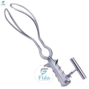 FIDA International Premium Barnes Neville Forceps obstétricaux à traction sur axe W Instruments chirurgicaux médicaux certifiés CE ISO - Product Image 1