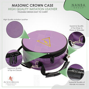 Cryptic masons Royal & SELECT Crown CAP เคสสีม่วง (เครื่องปัก) - Product Image 5