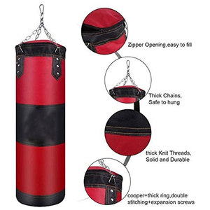 Sac de frappe en cuir robuste et écologique, fabriqué au Pakistan, haute qualité - Product Image 5