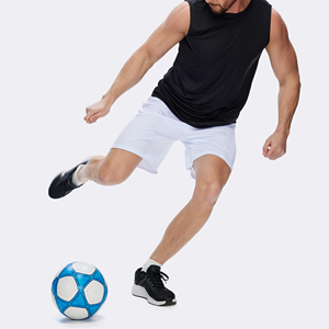 Shorts d'entraînement personnalisés pour hommes, sans poche, respirants, pour la gym, l'exercice, la course à pied et les activités sportives. - Product Image 2