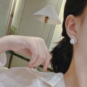 Pendientes de Plata de Ley S925 con Perlas Naturales de 11-12 mm, Diseño Versátil con Micro Imperfecciones, con Foto Real y Caja de Regalo - Product Image 4