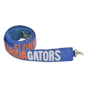 Correa para Bolso de Cuentas de Vidrio Bordadas a Mano con Diseño de los Gators de Elorida, Estilo Indio, Logotipo Personalizado, Uso Diario, CRYSTAL CRAFT - Product Image 1