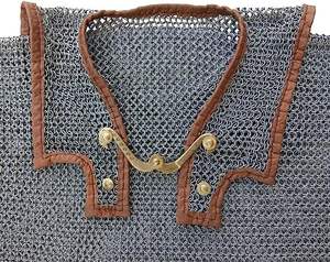 Armure médiévale artisanale de haute qualité, hamata romaine en maille, avec anneaux ronds en acier doux de 9 mm, fil de calibre 18, pour Halloween et le Nouvel An - Product Image 4