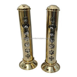 Soporte de latón para varillas de incienso con diseño de chakra, ecológico, para meditación, hogar, templo, primavera, verano, invierno - Product Image 3