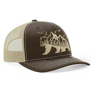 Casquette de camionneur en maille de coton de haute qualité avec logo personnalisé, casquettes de camionneur personnalisées, casquettes de camionneur brodées en 3D - Product Image 1