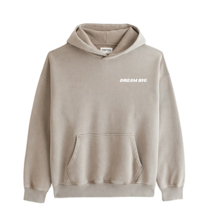 Sweat à capuche beige personnalisé pour homme, logo minimaliste sur la poitrine, streetwear haut de gamme, fabricant de vêtements OEM, fournisseur en gros de marques privées - Product Image 6