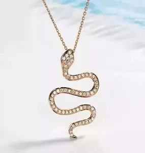 Producto Moissanite TITEL & KEYWORD Colgante de Plata de Ley Chapado en Oro con Corte Brillante Redondo para Mujer, 5.30 g, para Alibaba.com - Product Image 1