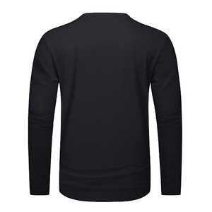Camisas Casuales de Manga Corta para Hombre, 100% Algodón, Cuello Redondo, con Bolsillo, Corte Regular, Color Sólido, Secado Rápido, Transpirables, para Primavera y Otoño - Product Image 2