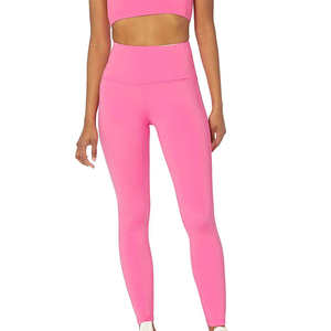 Shorts de Yoga para Mujer de Alta Calidad en Oferta, con Logotipo Personalizado, Cintura Media, Color Sólido, Ropa Deportiva, Spandex/Nailon, Secado Rápido, Transpirable - Product Image 3