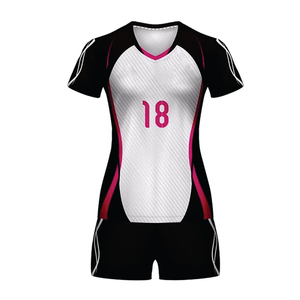 Maillot de volley-ball sublimé, dernier design, pour hommes, ensemble d'équipe en gros, uniformes personnalisés, 100% polyester, séchage rapide, haute qualité - Product Image 4